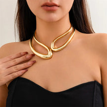 Colar Choker Laços Lançamento Use Lacis Cor Dourada 1 